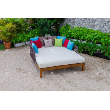 FLORES COLEÇÃO - Estilo de luxo quente Poly PE Rattan Sun Rocks Outdoor Garden Furniture